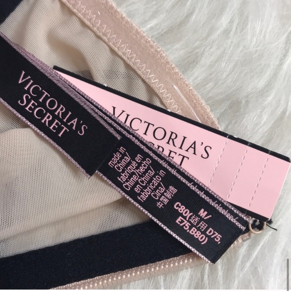VICTORIA’S SECRET Unlined Strapless Bustier Bra M - Picture 7 of 8